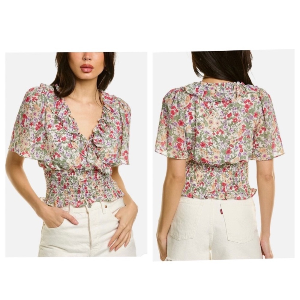 ASTR THE LABEL FLORAL TOP